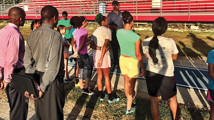 Bob Beamon at the Special Olympics Cayman Islands